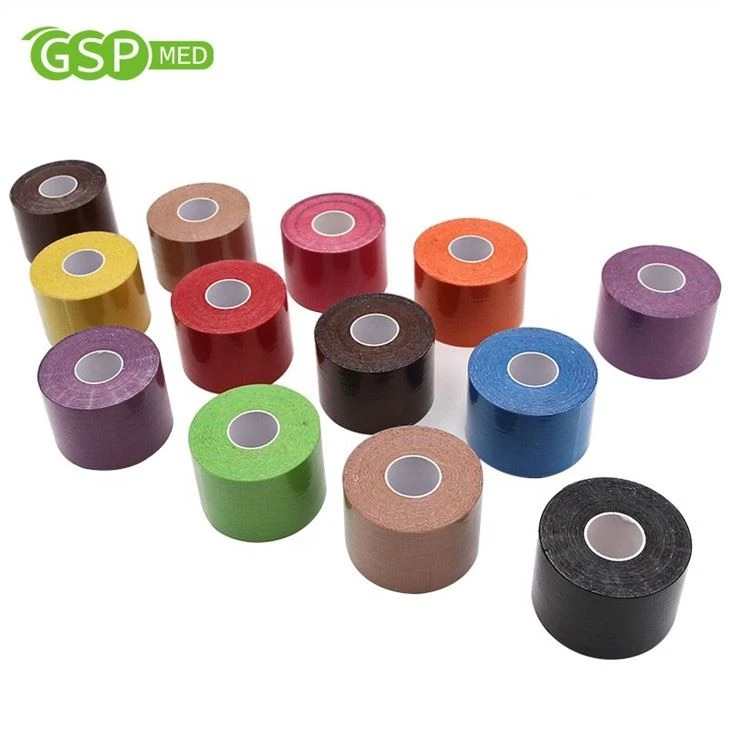 Custom Logo Printed Waterproof Kinesiology Strapping Kt Sports Tape Kinesiology Tape